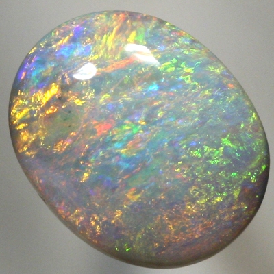 SOLID SEMI BLACK OPAL Bright fire jumps all over the face. SEE VIDEO